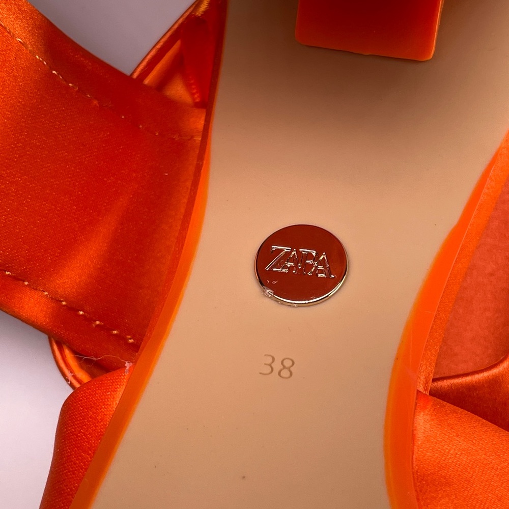 Zara sateen mules - Picture 7 of 9